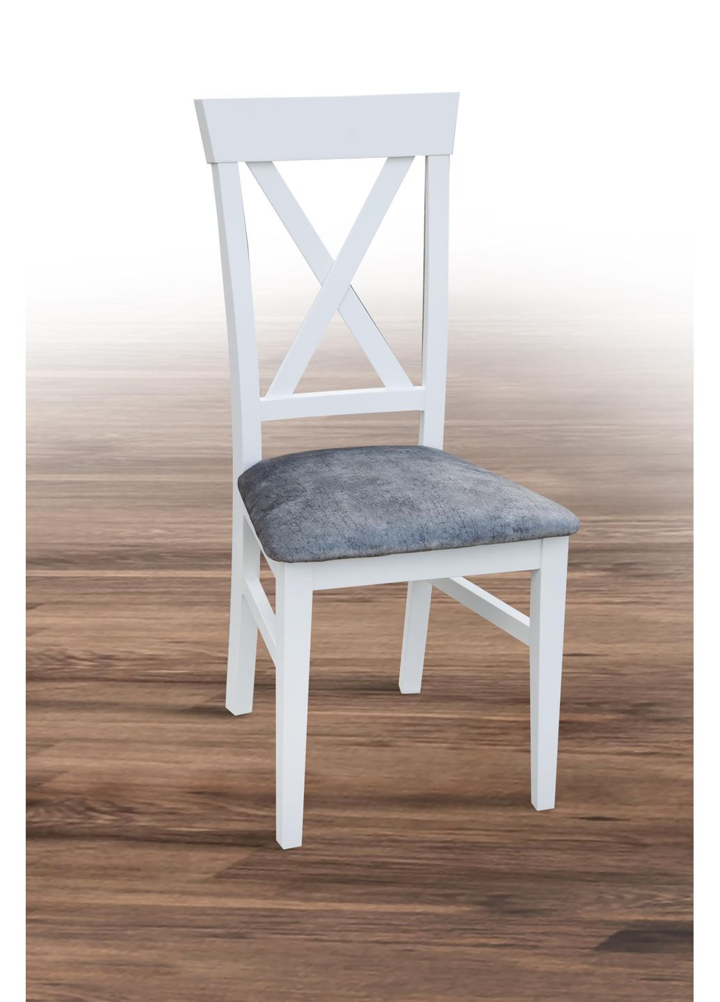 Кухонний стілець CASCADE масив бука Білий/Сірий (CSCD-924246) 855329-01 855329 Comfort Line (355467880)