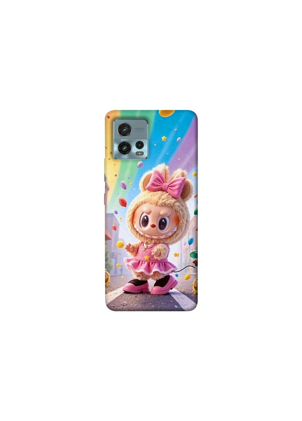 Чохол на Motorola Moto G72 Labubu rainbow Frontalka (361990896)
