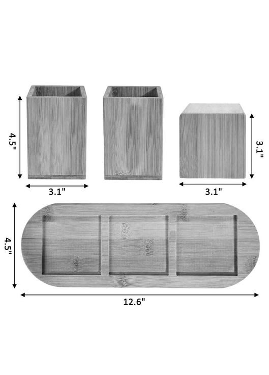 Підставка для столових приладів з дерева Альберджо мускат (ПСП-009907) No Brand (327423170)