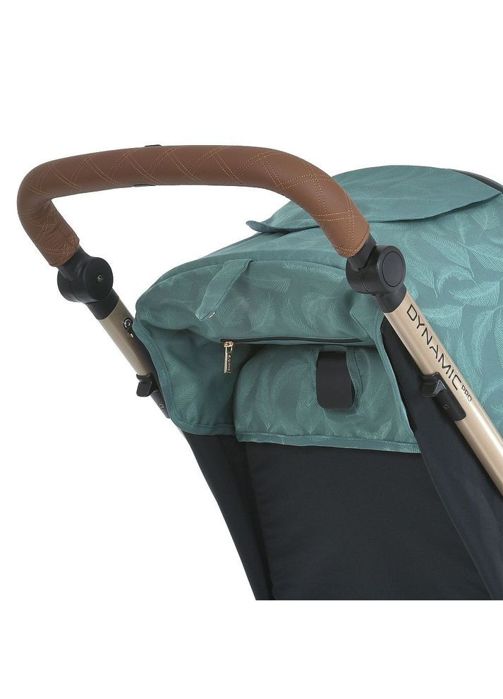Коляска детская DYNAMIC PRO Special Mint прогулочная с чехлом дождевиком и москитной сеткой Мятная с перышками (ME 1053G-2) El Camino (334338195)