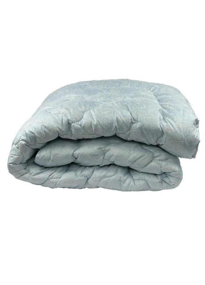 Одеяло двуспальное закрытое Узор 20381 175х215 см голубое Arda (335585899)