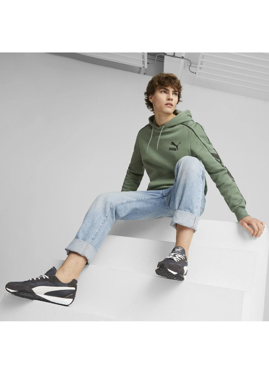 Сірі кросівки blktop rider sneakers Puma