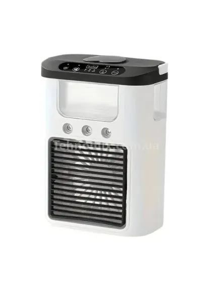 Портативний міні кондиціонер з USB Ice Cooler XL-1346 • Настільний вентилятор-зволожувач з резервуаром 560 мл і LED-підсвіткою Digital (407168552)