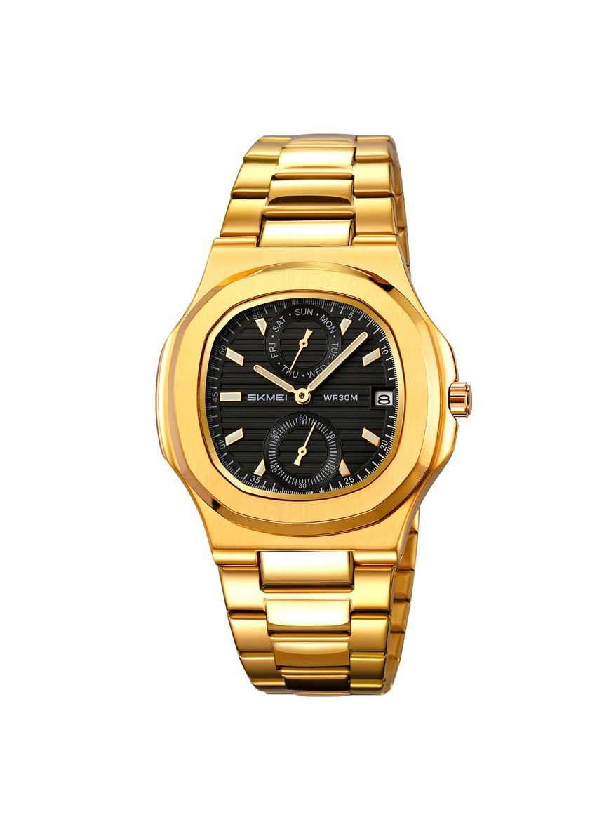 2423GD Gold кварцевый классический Skmei (326738667)