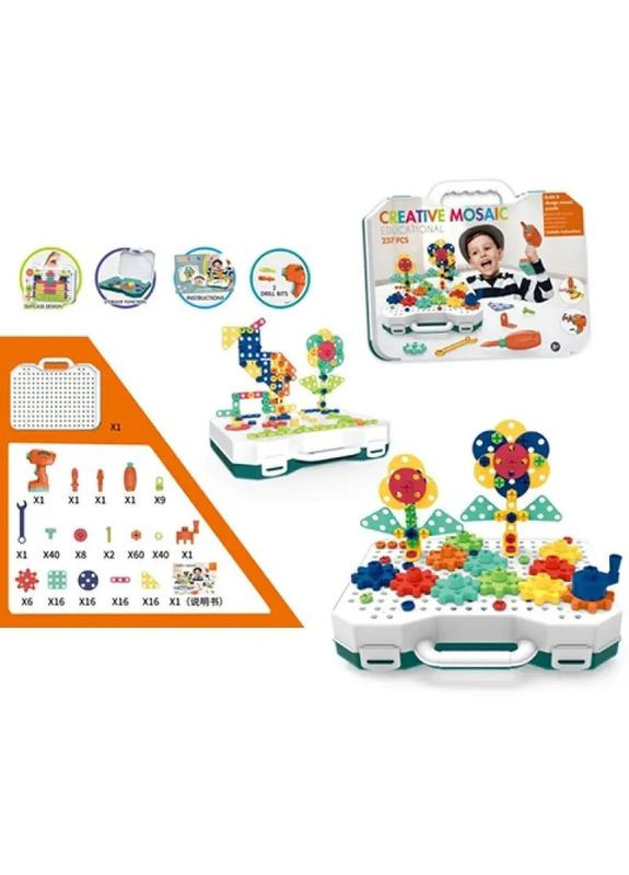 Конструктор Юный мастер, 249 элементов () Beiens ВС8826 (331860715)