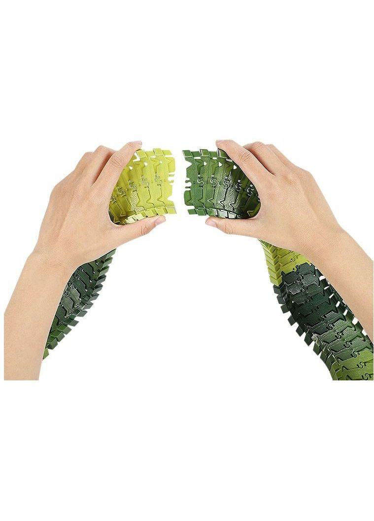 Дитячий автотрек із динозаврами 320 деталей 480 см 2 машинки No Brand (363042436)