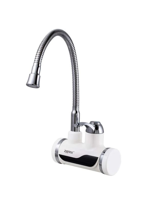 Проточний водонагрівач ELW02-EFWP з індикатором температури та УЗО ZX2806 Zerix (370948371)