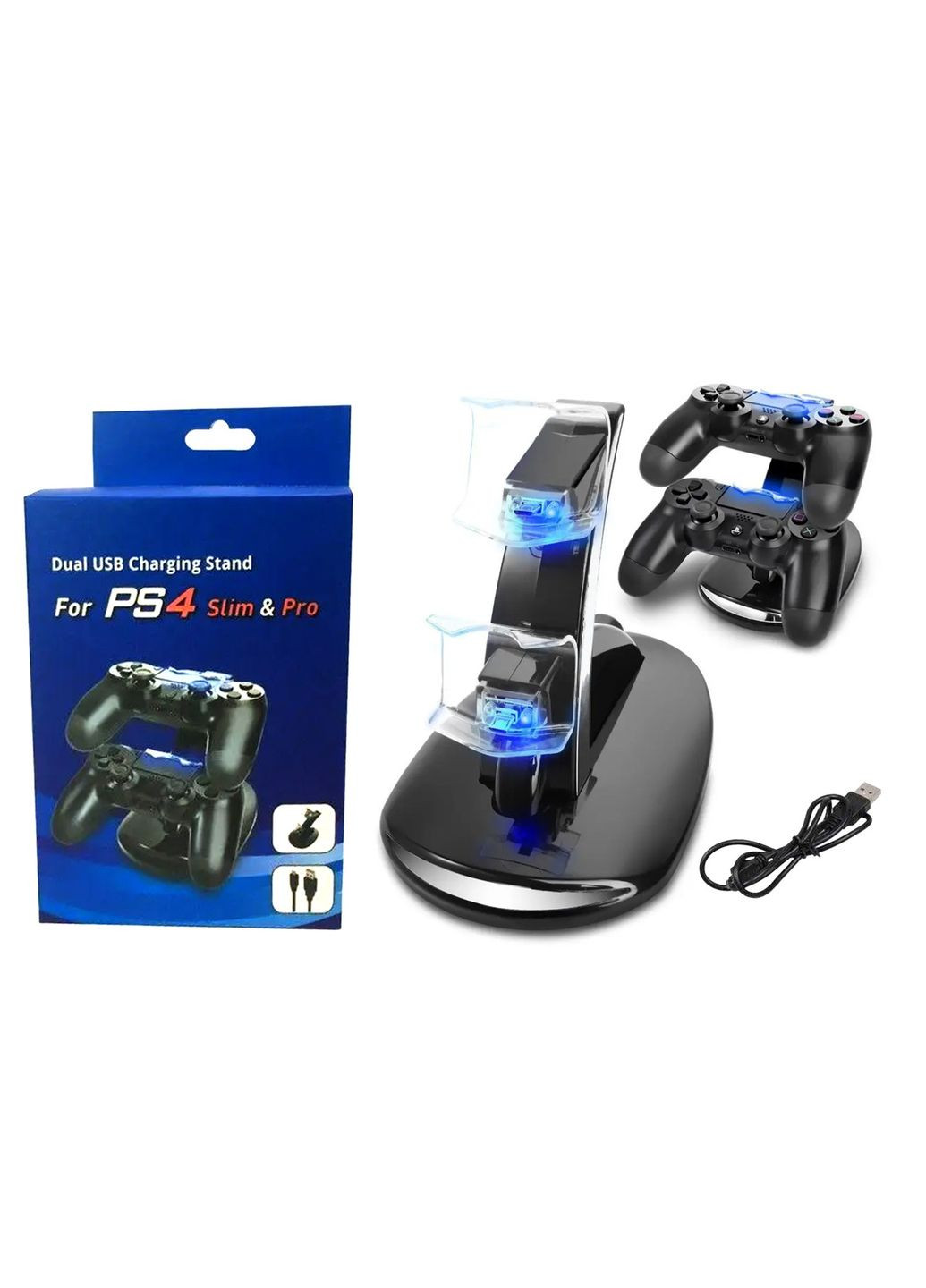 Зарядная станция Sony PS4/PS4 Slim/PS4 Pro Data Frog (365722023)