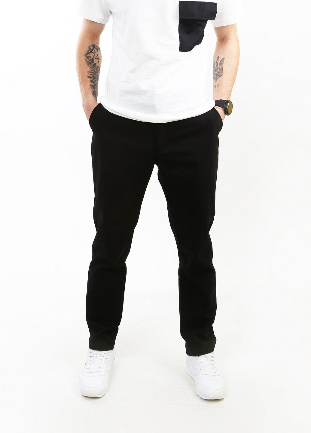 Черные демисезонные брюки Mtp