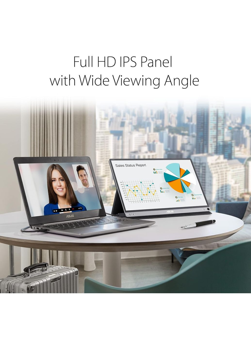 Монітор портативний 15.6" ZenScreen MB16ACE USB-C, IPS, Case Asus (362347566)