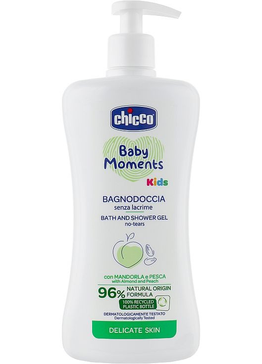Гель для душу Baby Moments Kids 500ml (983479-51508) Chicco (368603240)