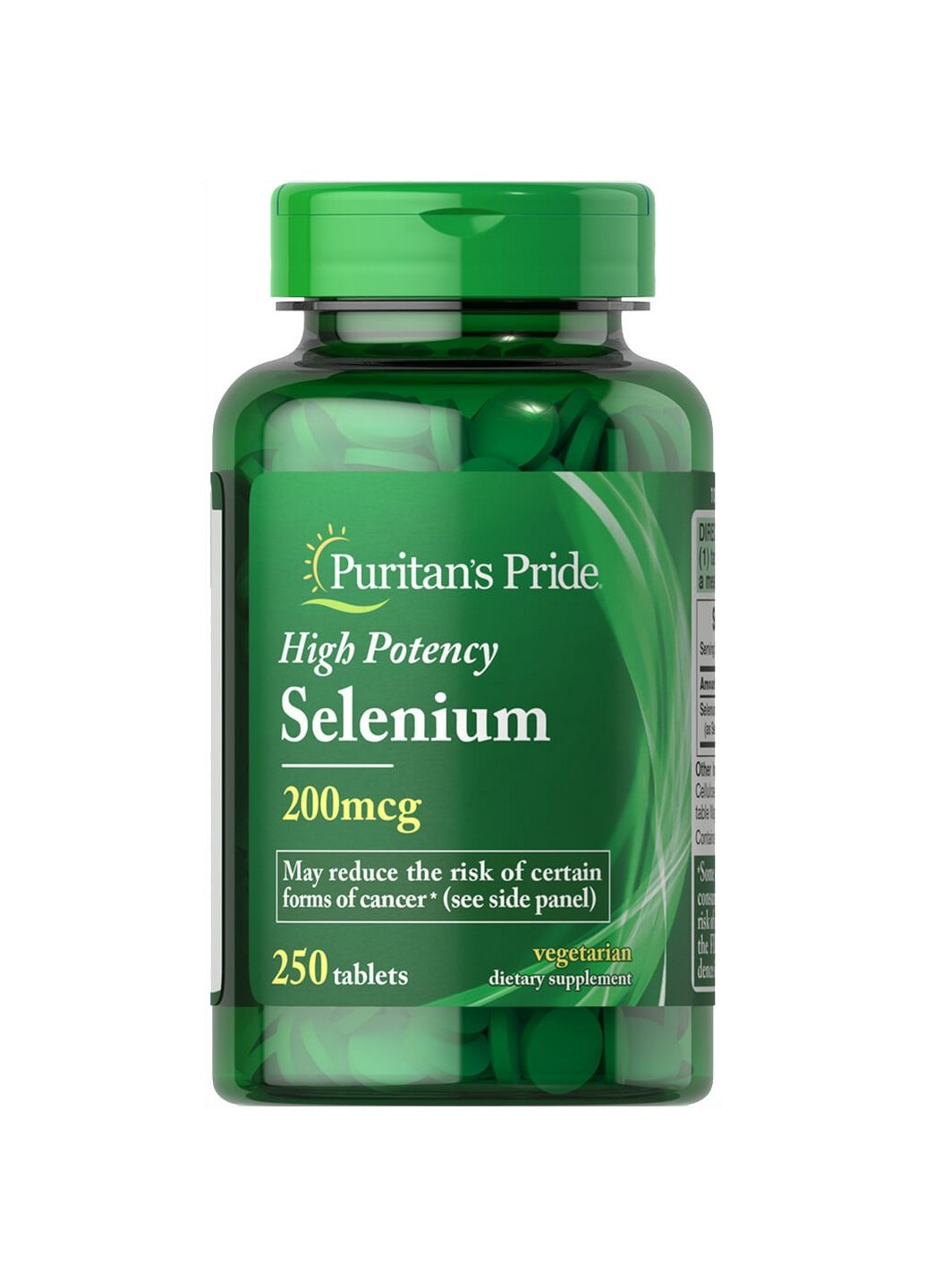 Витамины и минералы Selenium 200 mcg, 250 таблеток Puritans Pride (294926329)