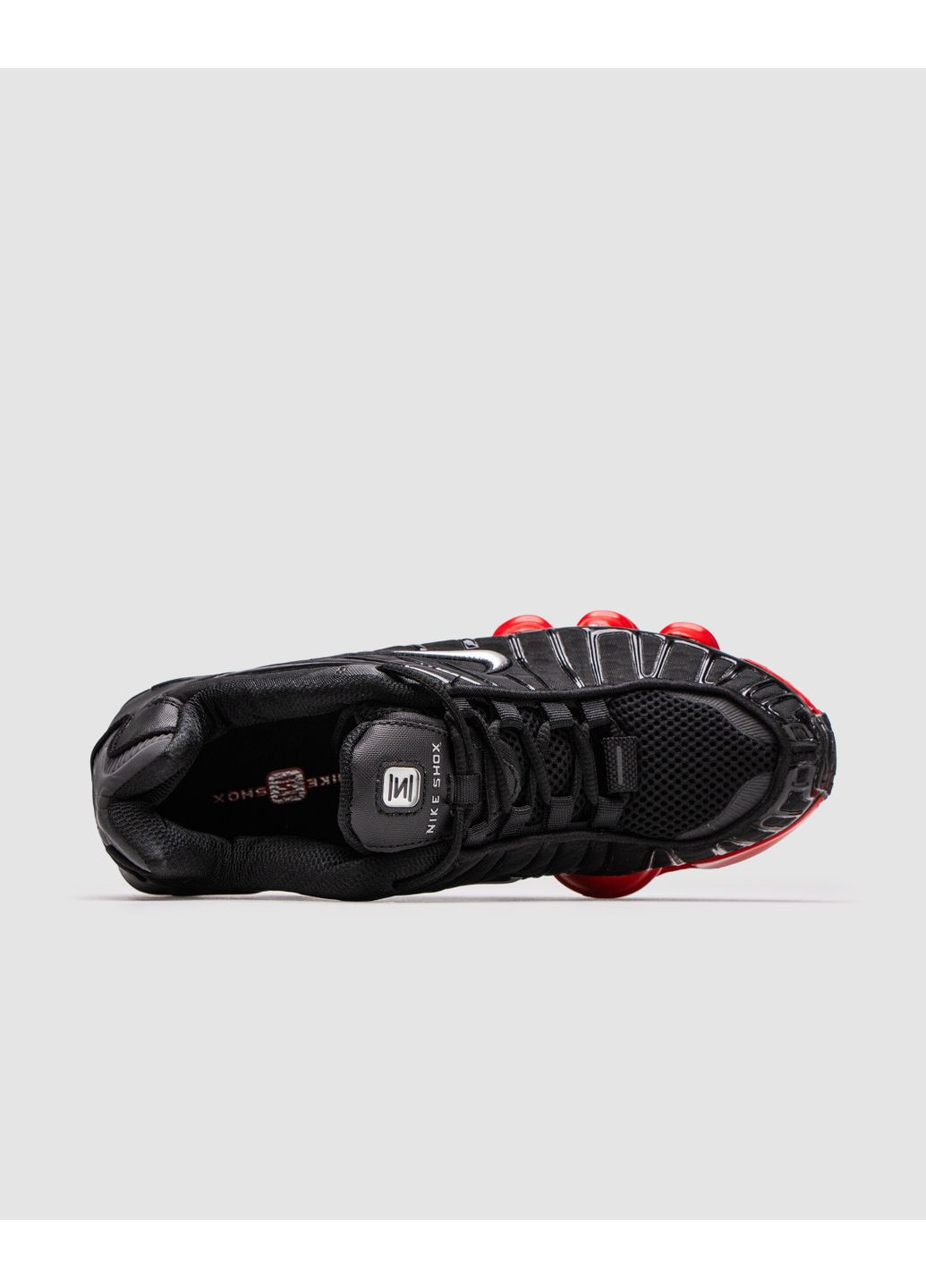 Черные демисезонные кроссовки мужские nike shox tl black red найк шокс тл No Brand