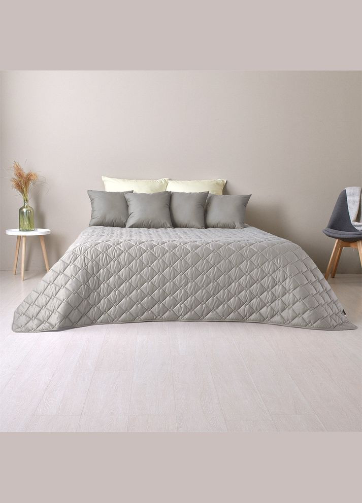 Покрывало 210х240 см стеганная двухсторонняя качественная стежка микрофибра на кровать диван. IDEIA (334726903)