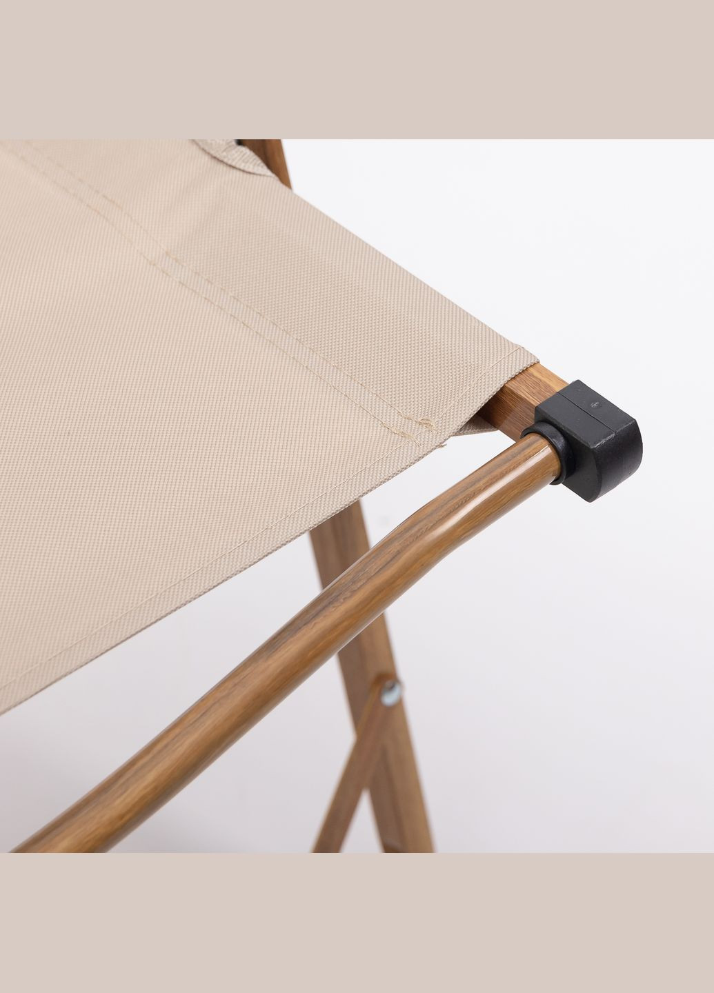 Крісло для кемпінгу складне LUGI HP-SY-1B 52х53х77 см до 130 кг бежевий No Brand (347643523)