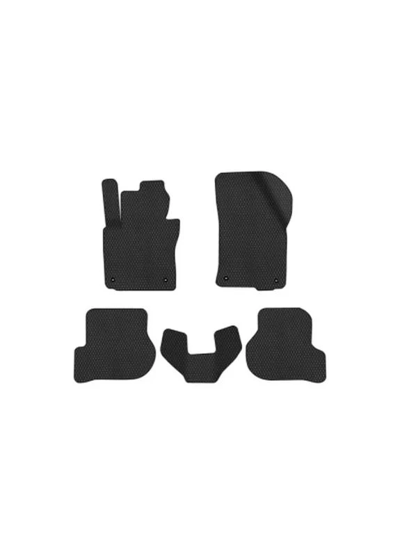 Коврик в салон Skoda Octavia A5 (MT, 4 клипсы) 2004-2013 2 пок (SK12162C5TL4RBB) Evatech (399155733)