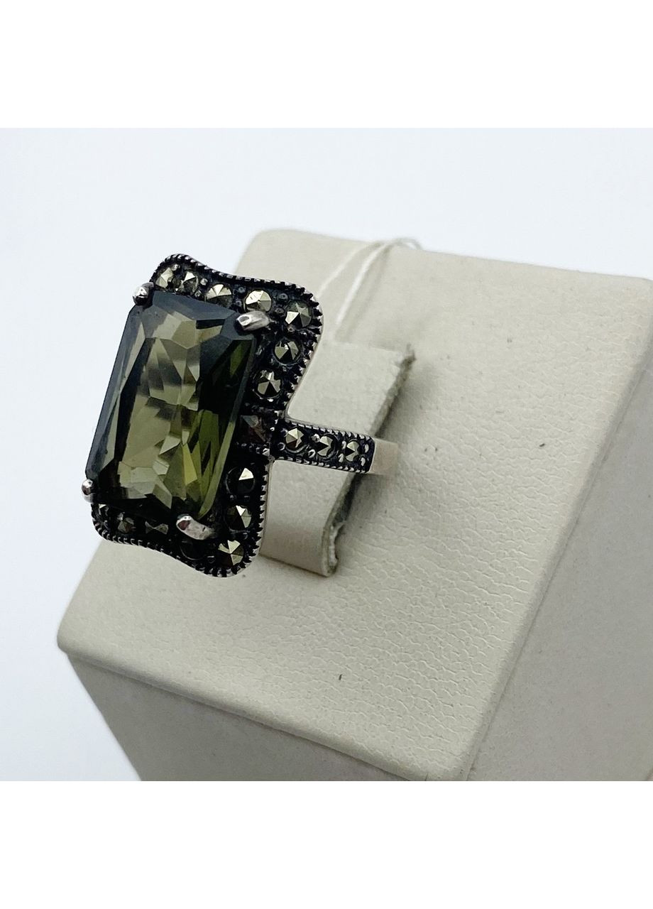 Кольцо серебряное с движением топазом 18,5 6,4 г No Brand (370142379)