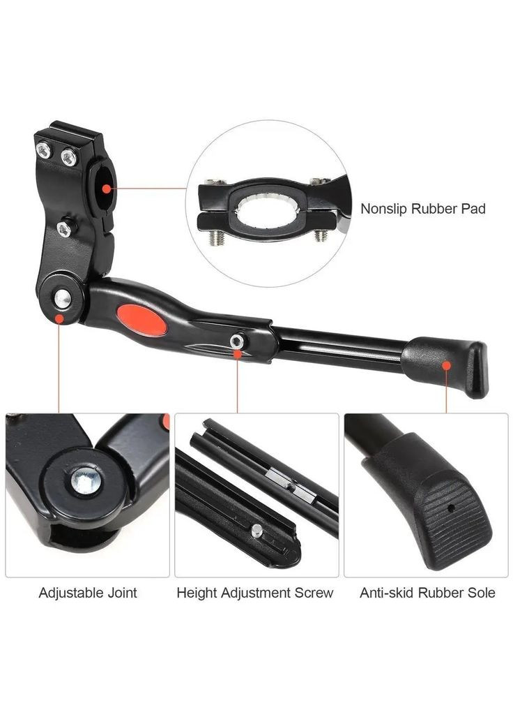 Підніжка велосипедна бічна на перо рами 24-27 No Brand (316473061)