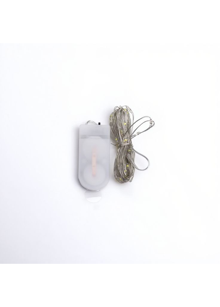 Гирлянда Роса нить 50 LED длина 5 м на батарейках, желтый GarlandoPro (367983875)