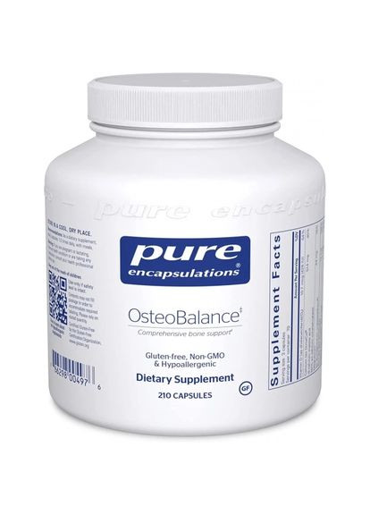 Кальцій (проти остеопорозу), OsteoBalance,, 210 капсул (PE00497) Pure Encapsulations (266799273)