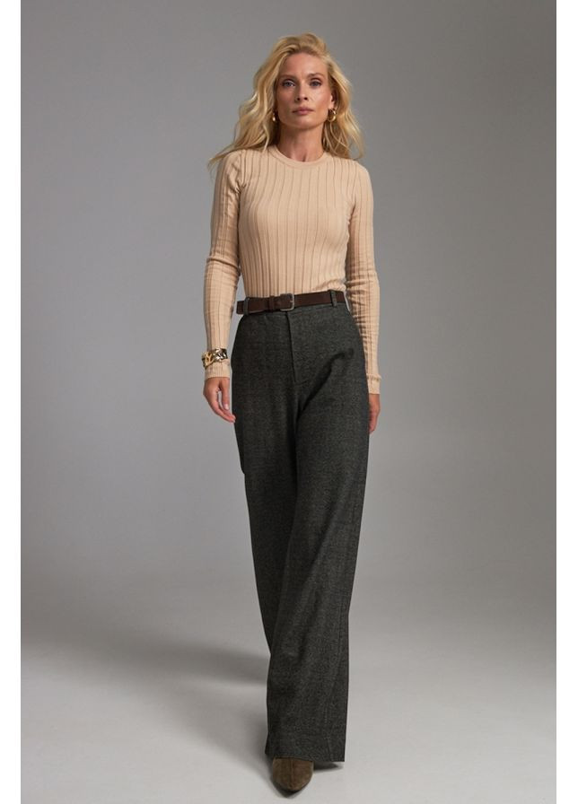 Светло-коричневый зимний утонченный лонгслив (2887) Triko Bakh