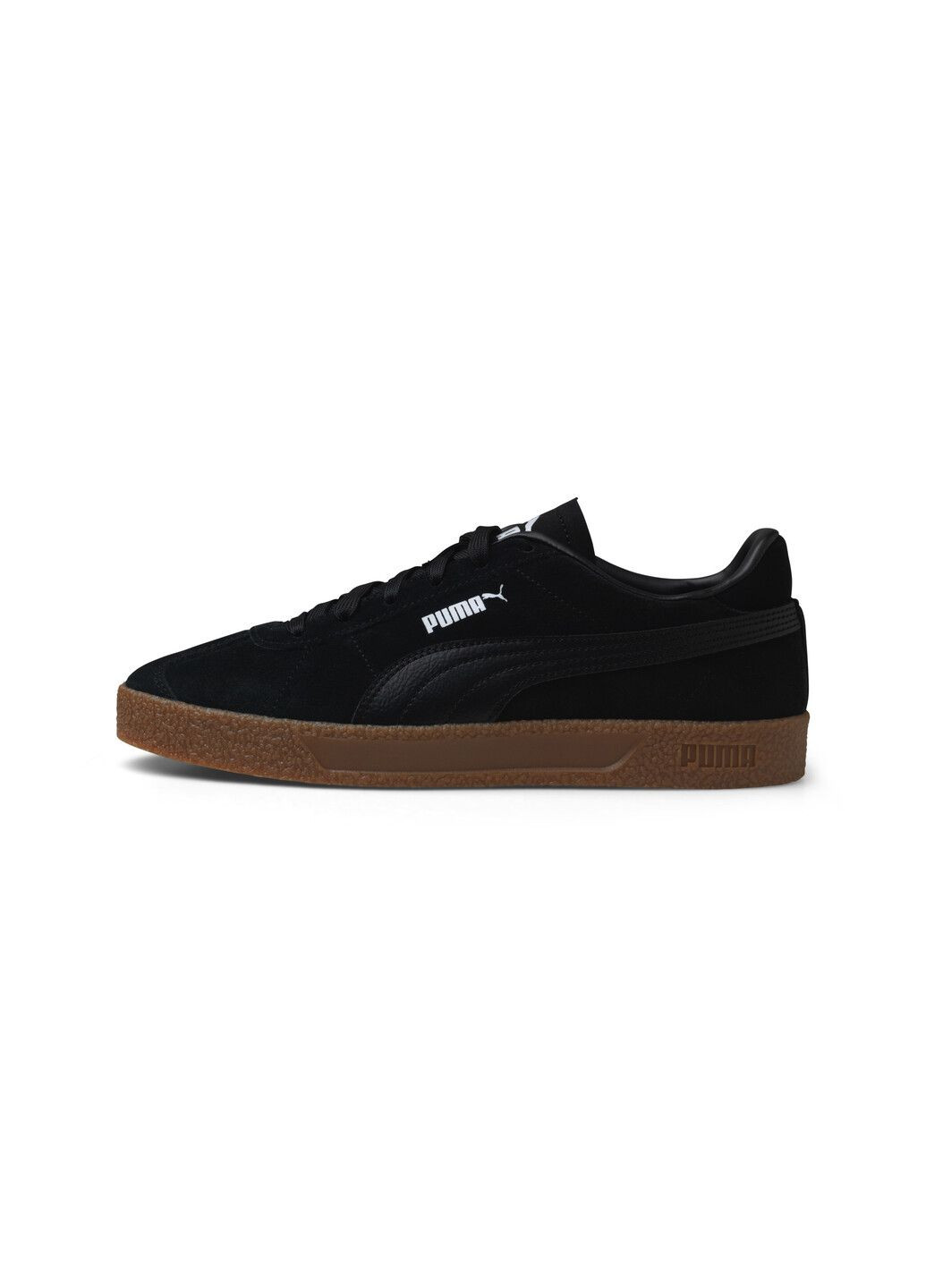 Чорні кеди club suede leather sneakers unisex Puma