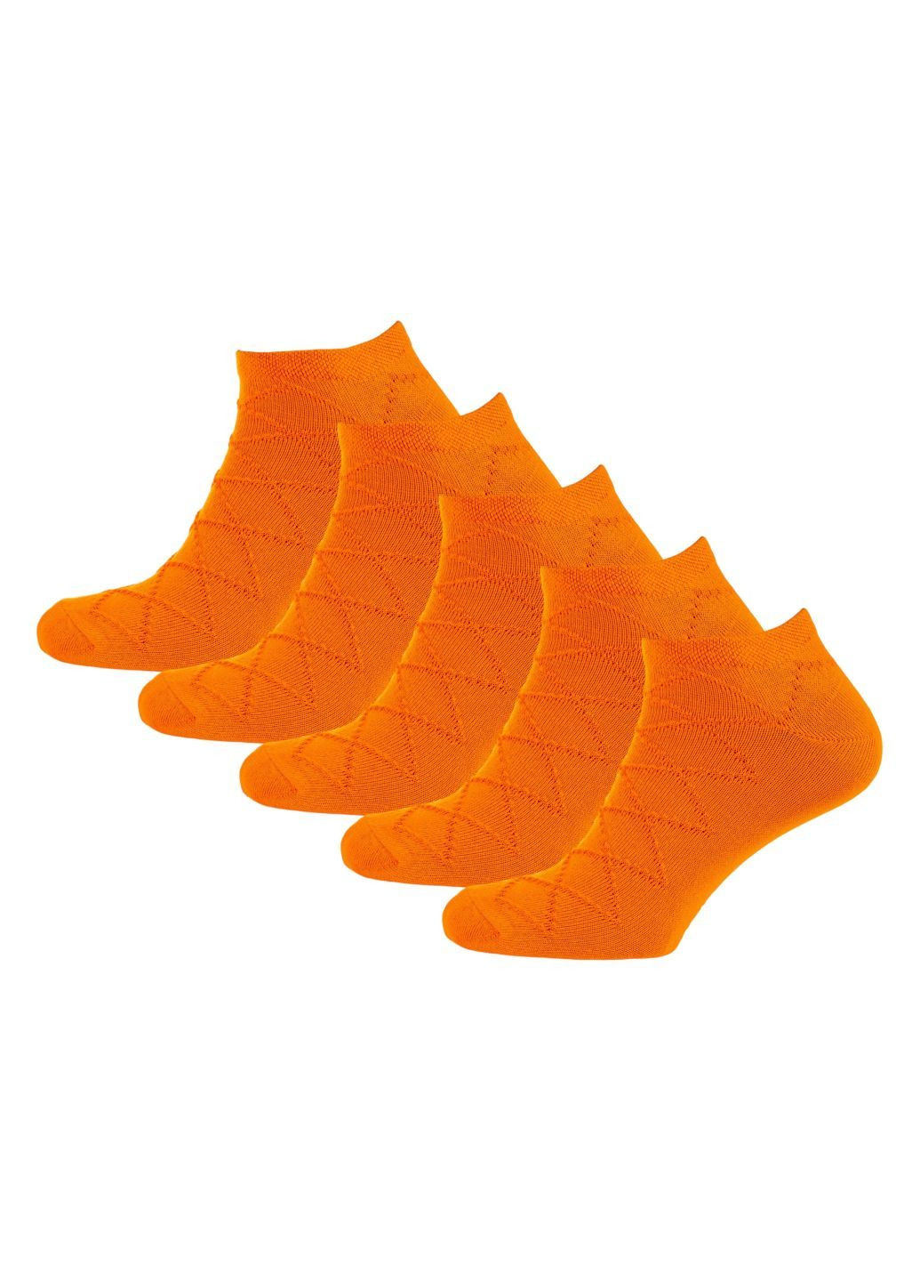 Оранжевые набор (5 шт) женских носков Siela (302517214)