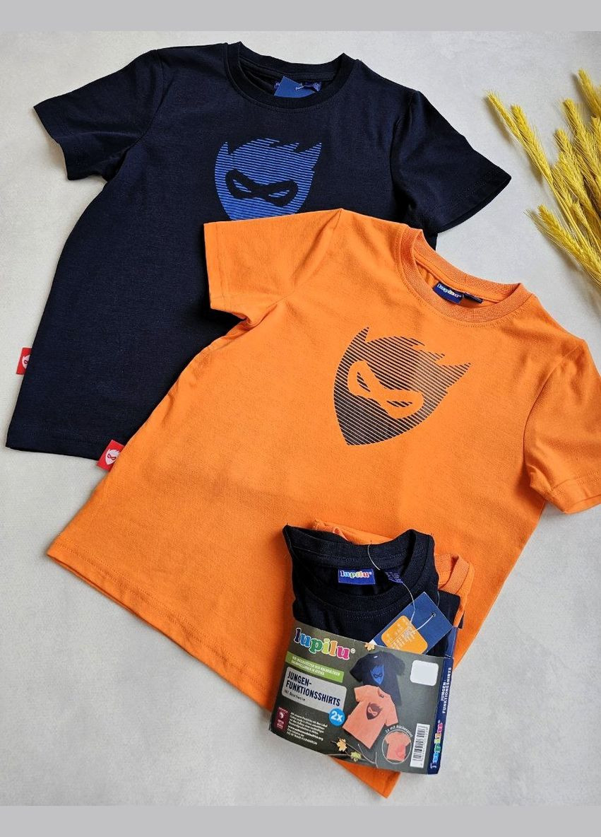 Помаранчева літня набір футболок Lupilu Футболка