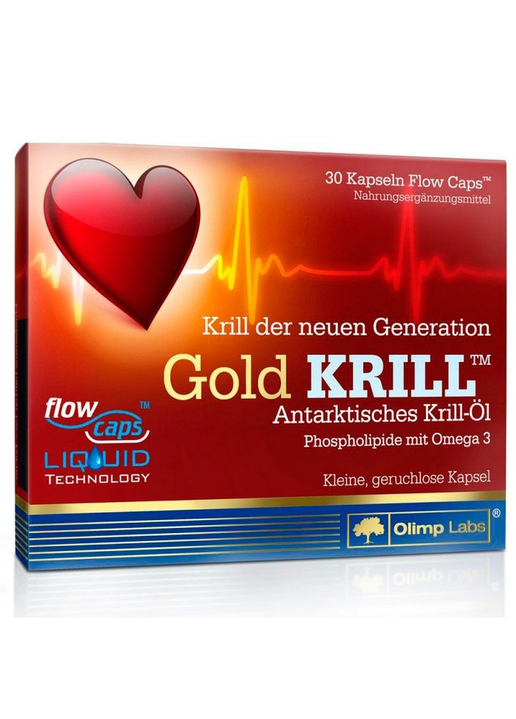 Жирные кислоты Gold Krill, 30 капсул Olimp (293341924)