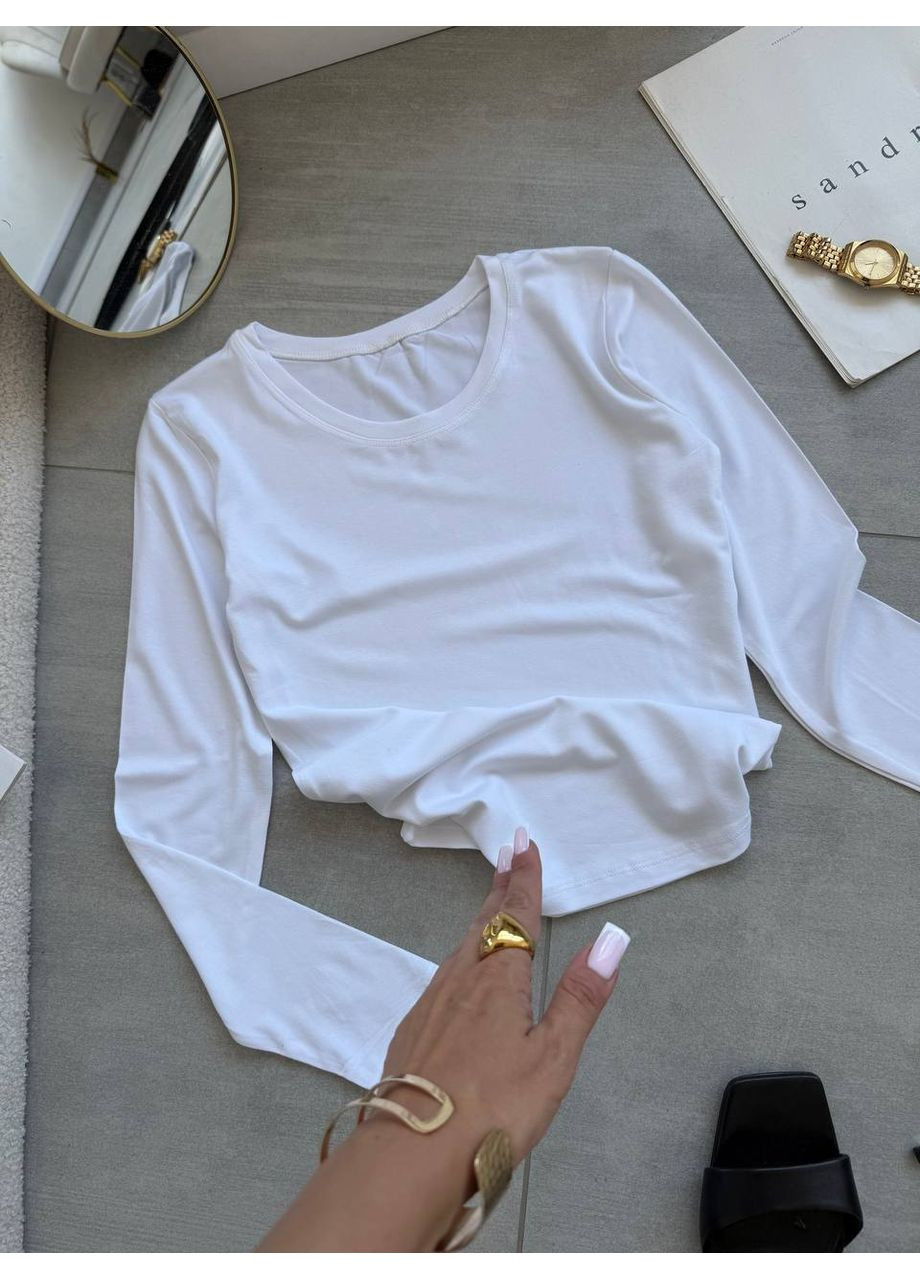 Жіночий базовий лонгслів із віскози Україна (351480402)