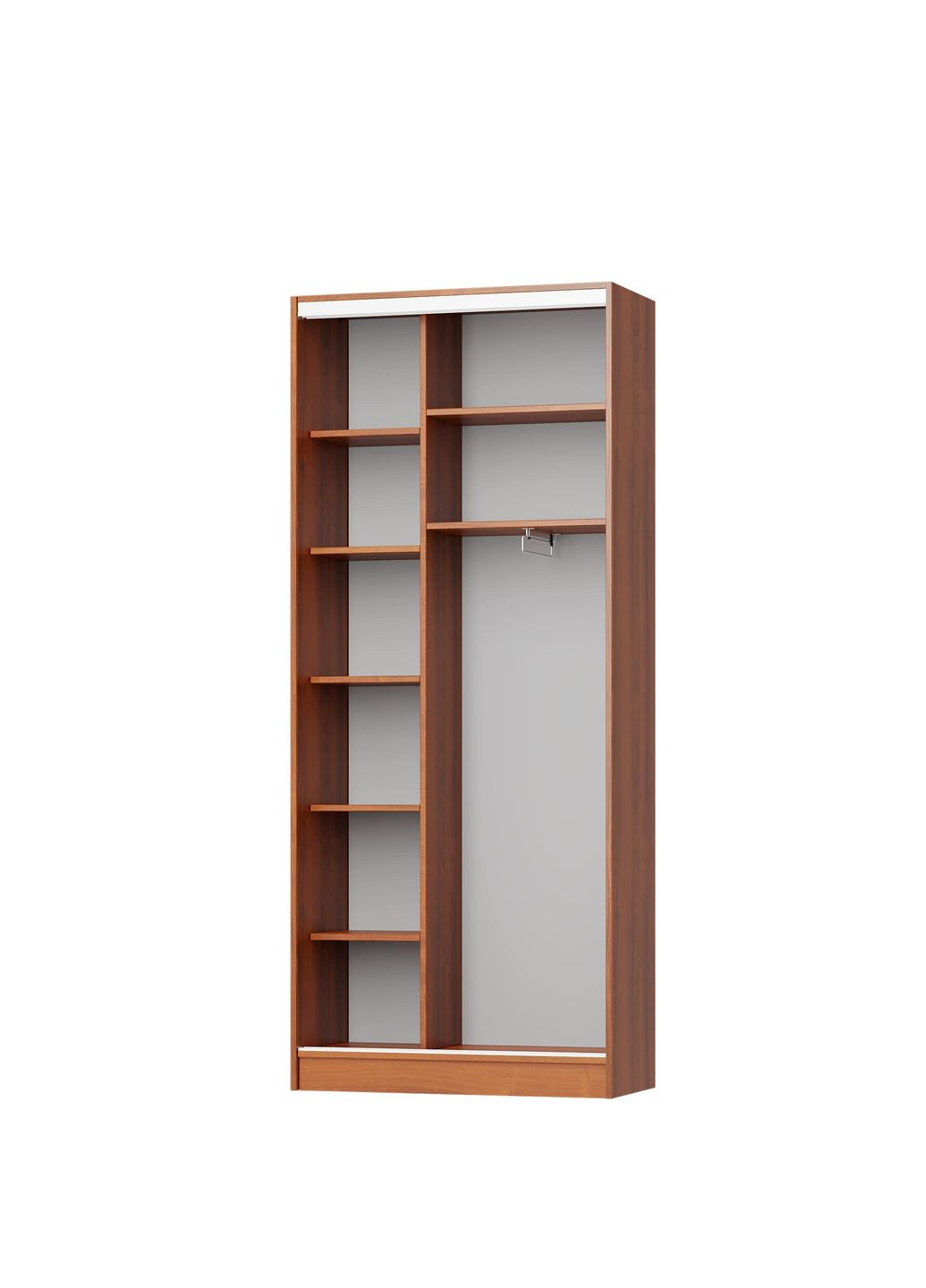 Шафа-купе дводверна Стандарт AL 2ДСП 100x45x240 см (MBS-3555) MebelStar (359449491)