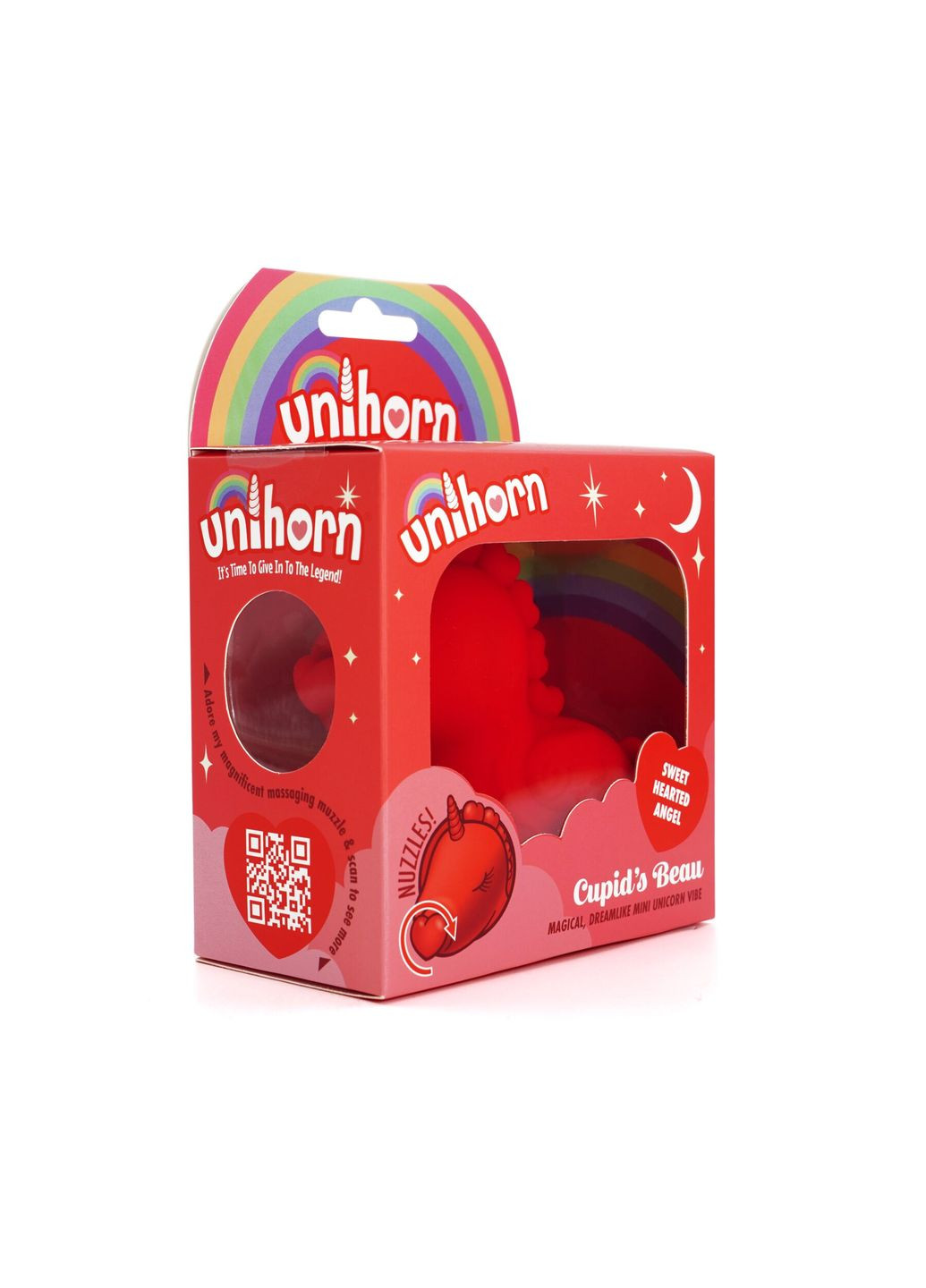 Вибратор-единорожка – Cupid's Beau, массажный язычок-сердечко Unihorn (369945656)