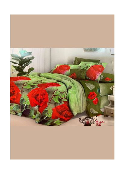 Півтораспальний комплект постільної білизни Бязь 3D Premium 150х220 смBP1.5-275 Vital-Textile (367262506)