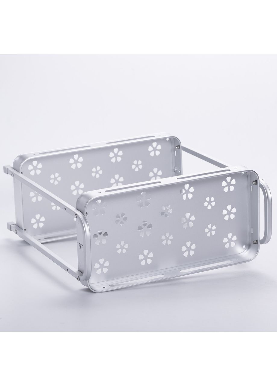 Двоярусна полиця для ванної алюмінієва настільна 34×16×35 см HP-46-4 Yiwu (371787455)