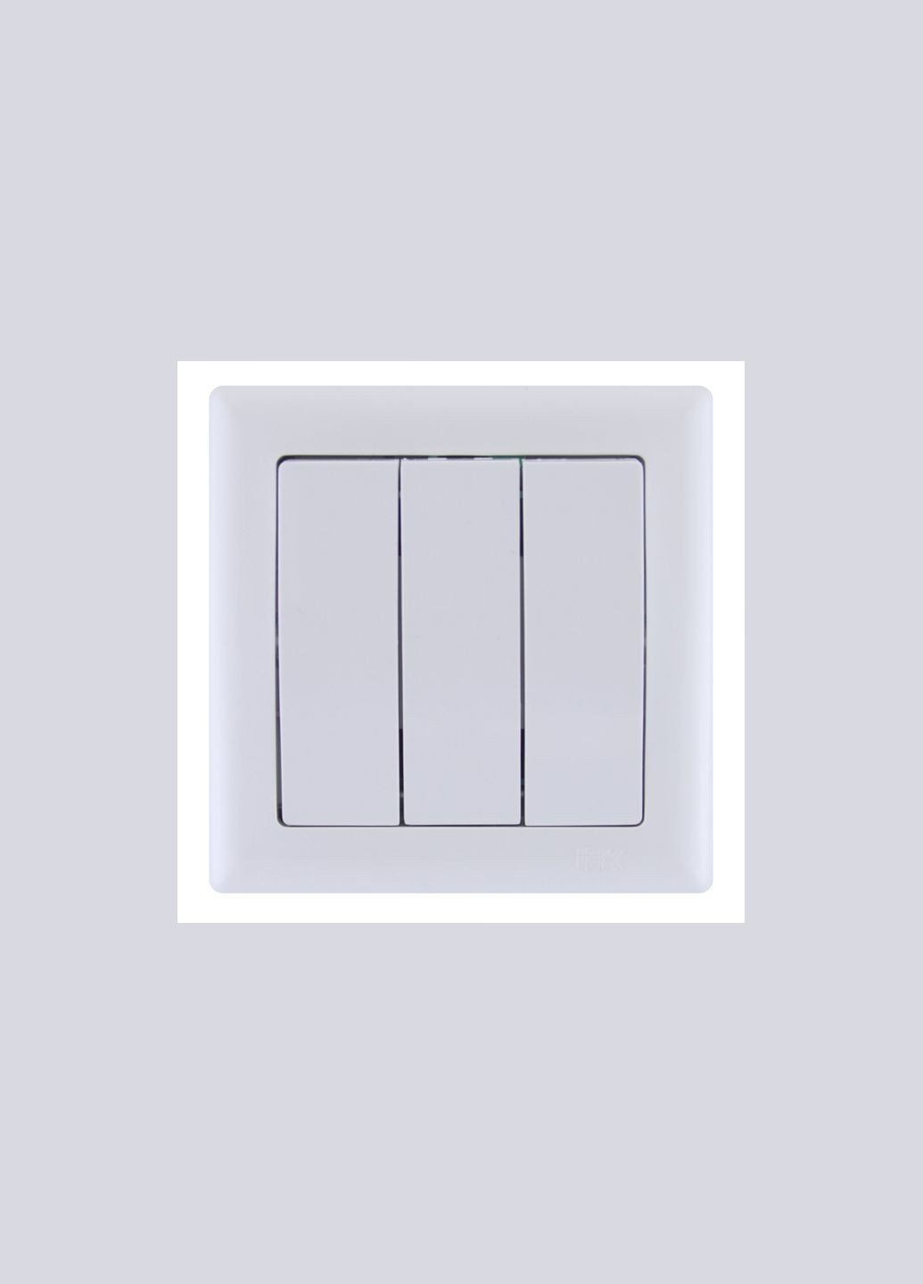 Выключатель 3-клавишный [EVB30-K01-10] ВК03-00-0-ББ BOLERO UEC (344545025)