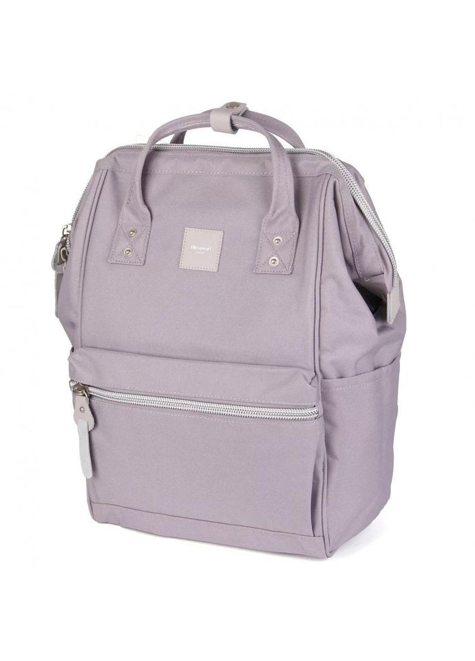Рюкзак жіночий водостійкий текстиль 17л на 1 відділення розмір 28×40×17 см 1881-39 USB світло-бузковий Himawari (314808829)
