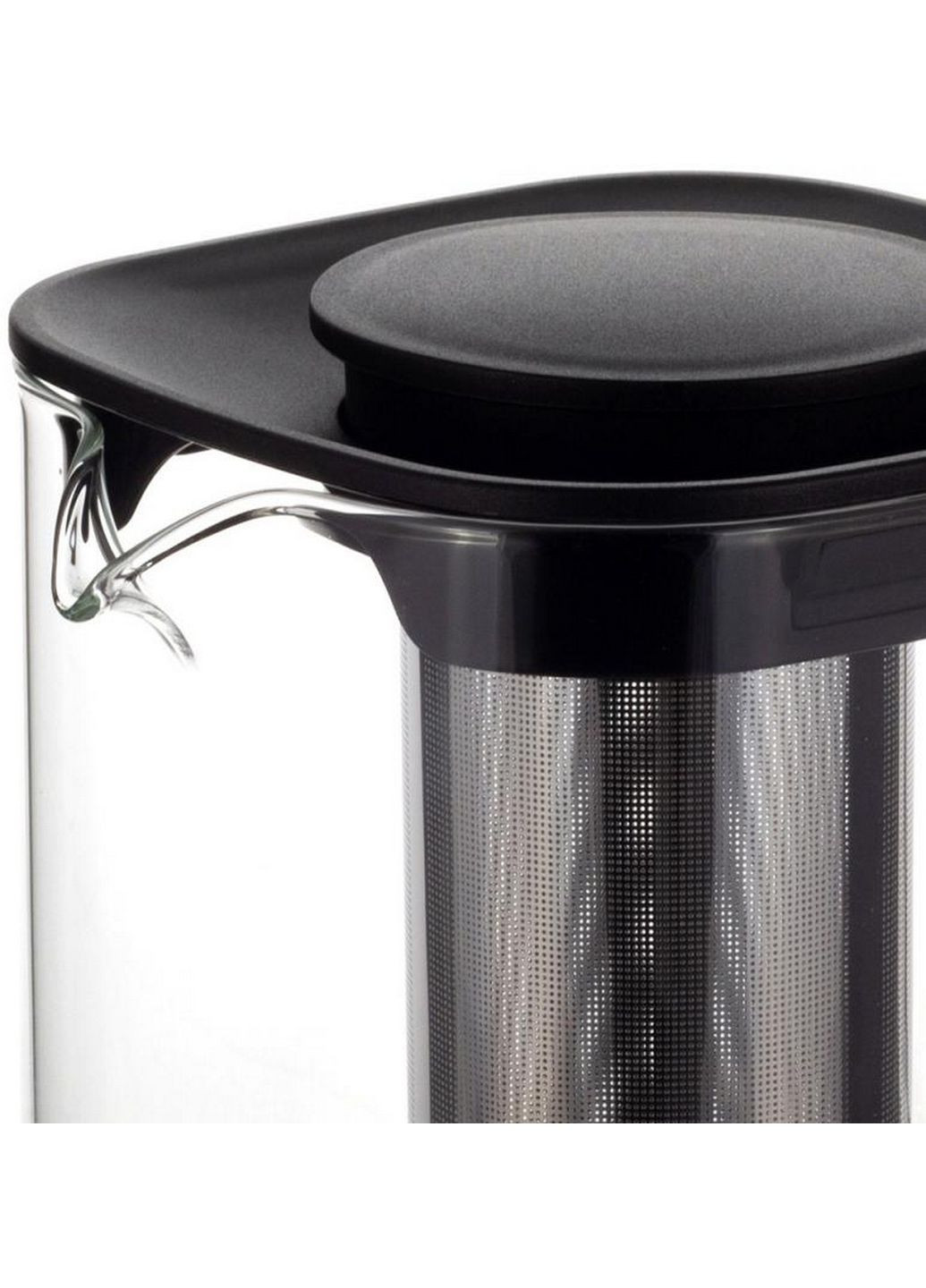 Чайник скляний заварювальний зі знімним ситечком 1000 мл Kamille (289464809)