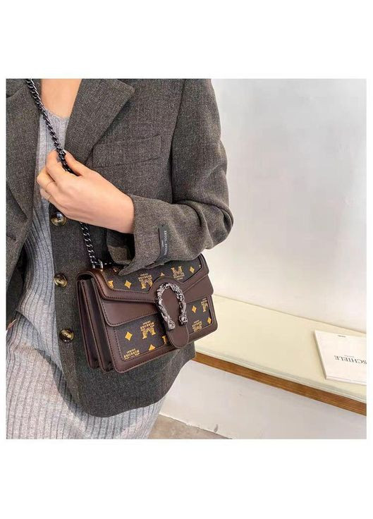 Изысканная классическая сумка кросс боди dionysus gg supreme коричневого цвета Gucci (362588277)