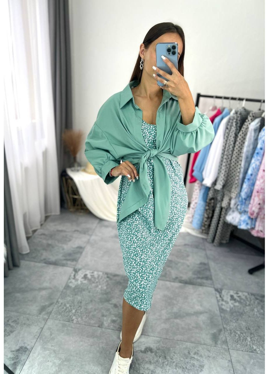 Комплект платье+рубашка, софт Україна (349360100)