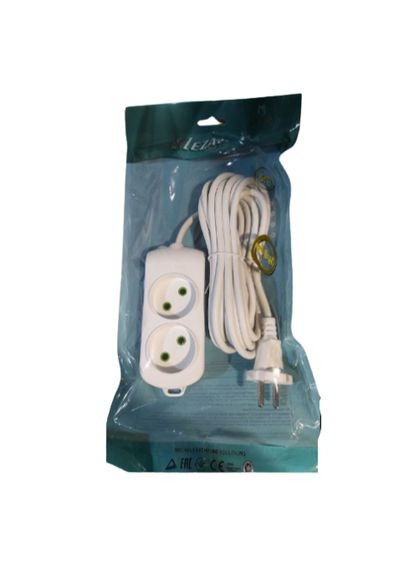 Удлинитель LETITIA без заземления 2 входа 5 метров Lezard (361150488)