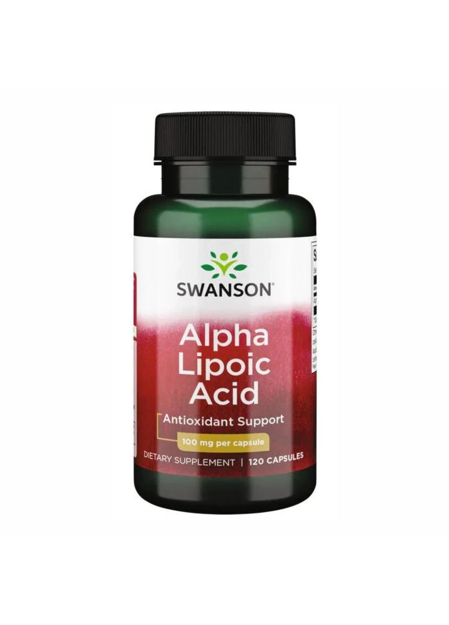 Альфа Липоевая кислота Alpha Lipoic Acid 100 мг, 120 капсул Swanson (361119234)