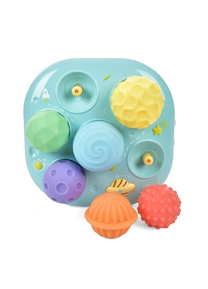 Детская Развивающая «Текстурные Мячики» 35179M 6 штук, музыка, свет Bambi (334157139)