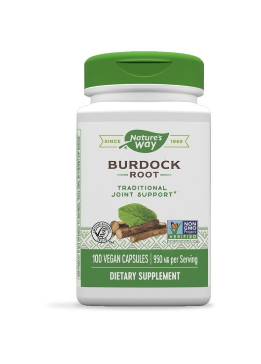 Натуральна добавка Burdock Root, 100 вегакапсул Nature's Way (324418921)