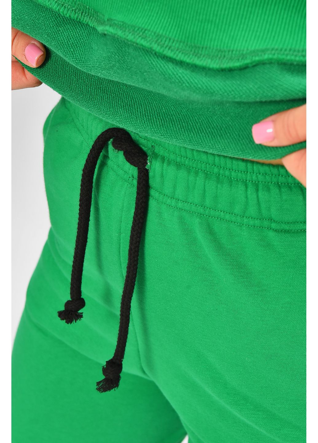 Спортивный костюм женский зеленого цвета Let's Shop (362627018)
