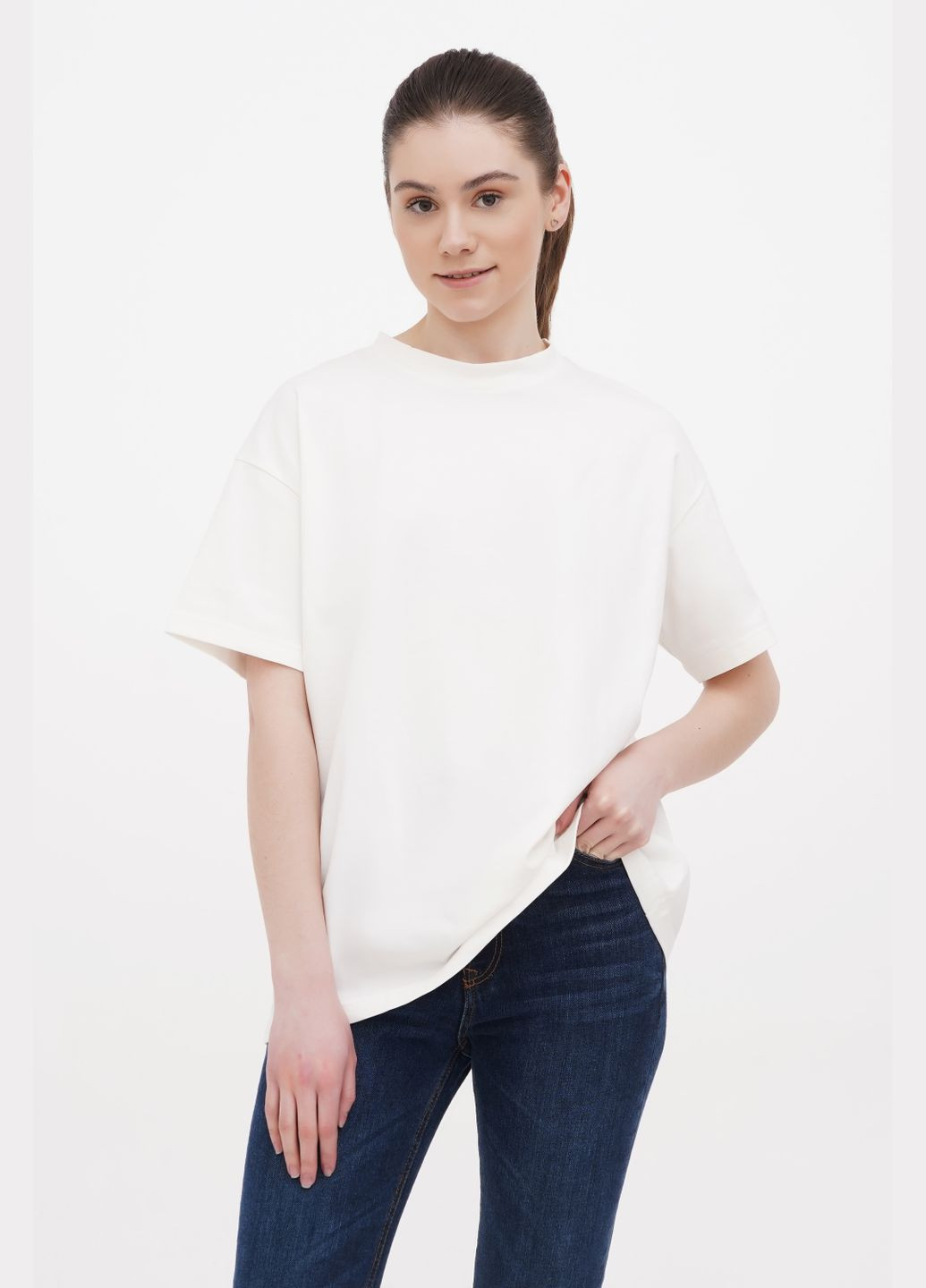 Футболка унисекс белая 44-46 (TN-003whS) Tonna (338435457)