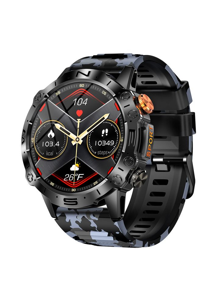 Розумний годинник Combat Black Army спортивний годинник з GPS фітнес-трекер пульсометр для чоловіків ProDobro (367267396)