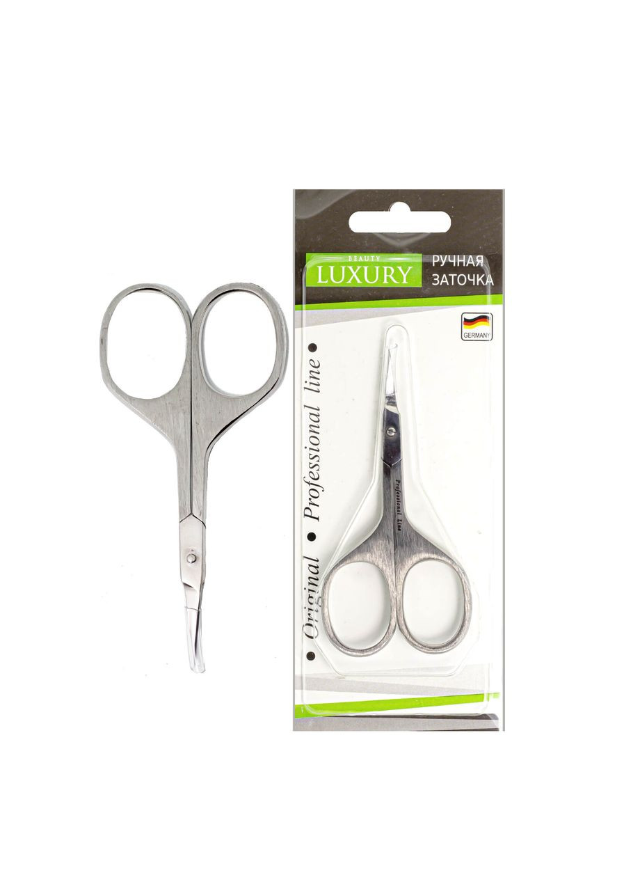 Ножиці для видалення кутикули манікюрні вигнуті HM-23 Beauty LUXURY (367985197)