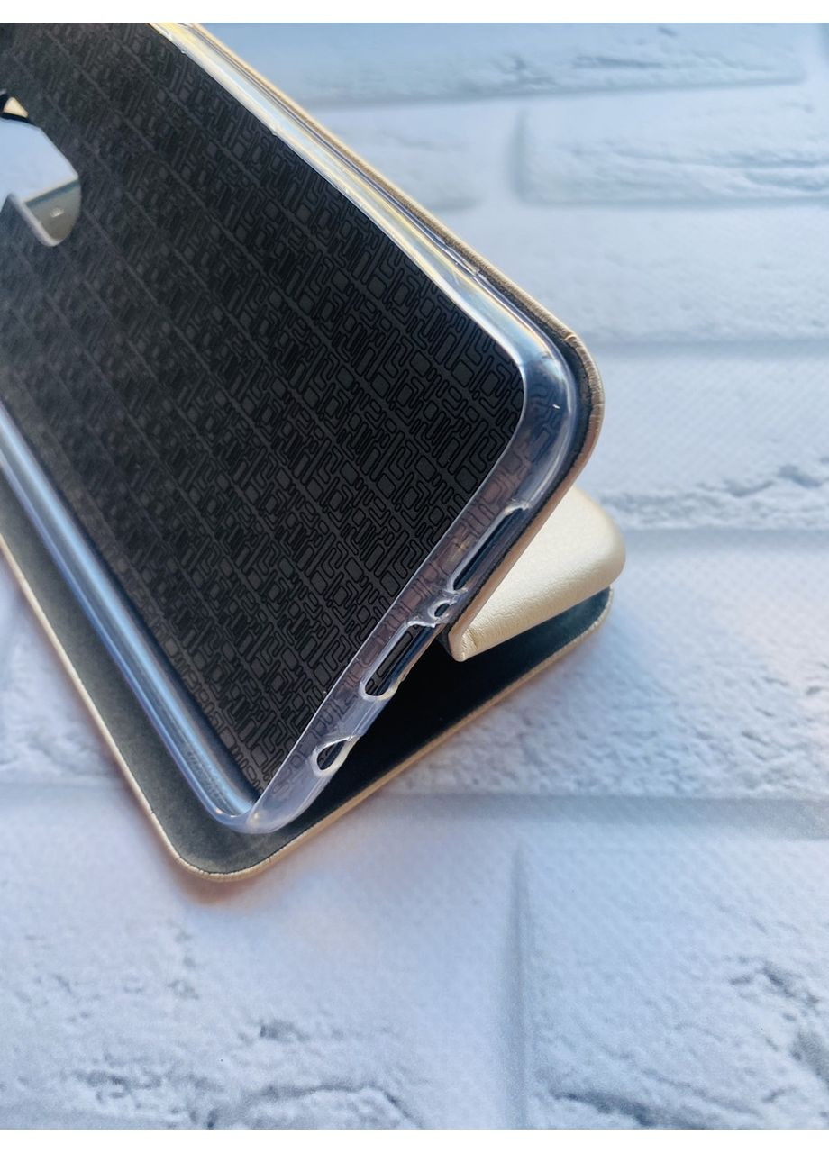 Чохол-книжка золотий з малюнком на Xiaomi Redmi Note 8 Pro Бантики (принт 404) Creative (365435590)