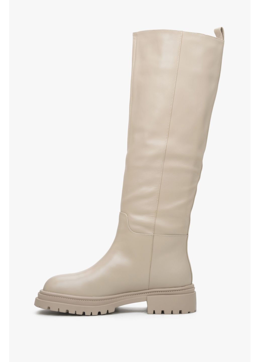 Зимние сапоги, цвет бежевый Estro