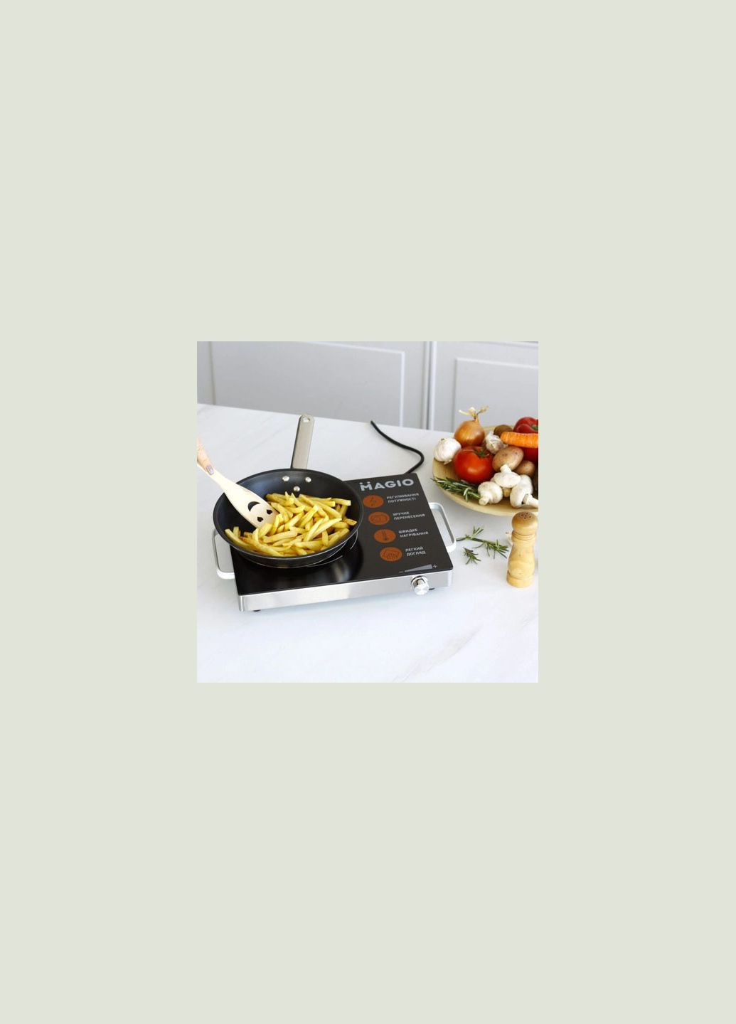 Настільна плита інфрачервона MG-442 1500 Вт, електроплита інфрачервона настільна Magio (364664083)